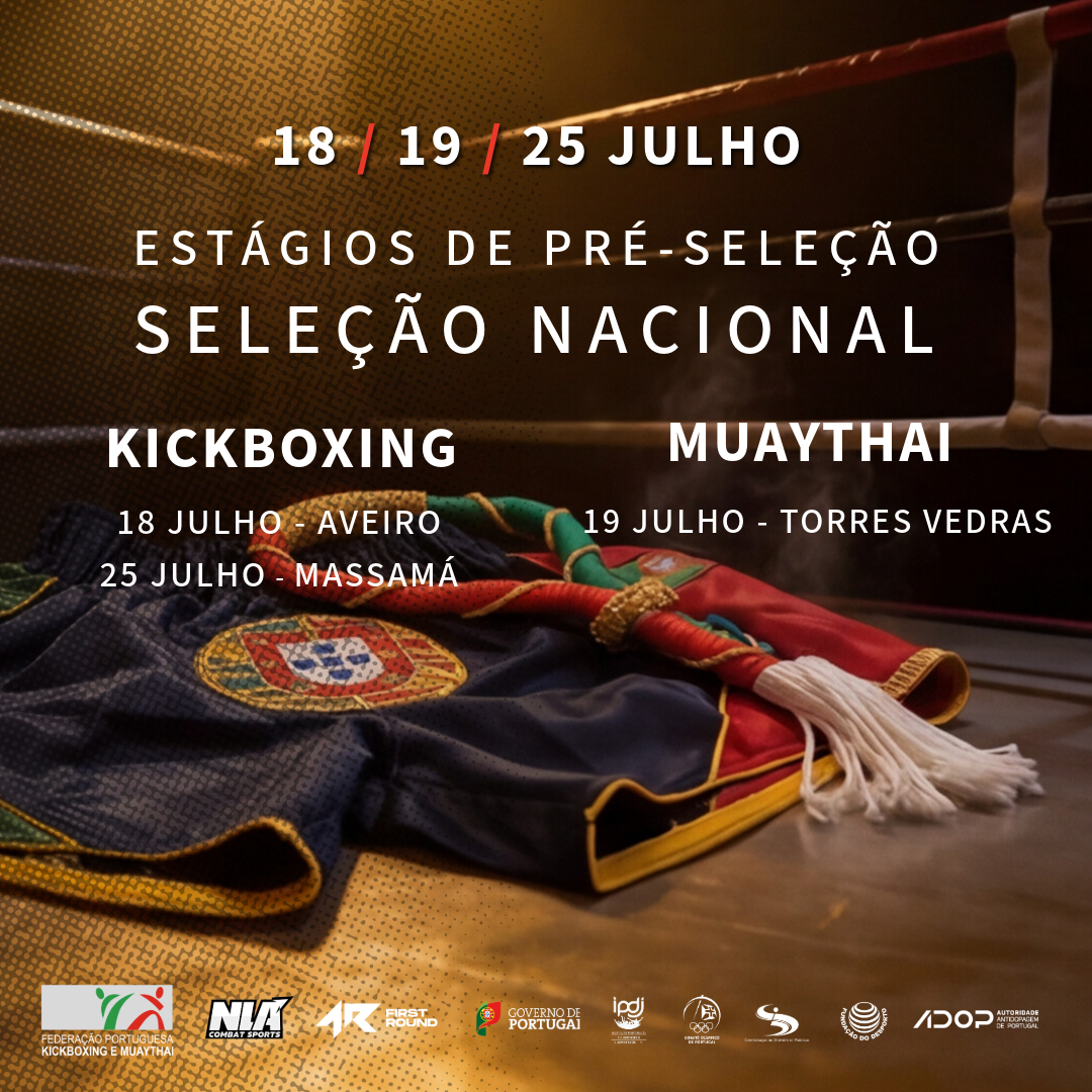 Estágio de Apuramento para as Seleções Nacionais de Kickboxing e Muaythai 2026
